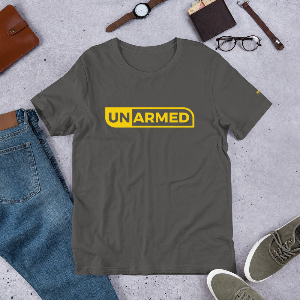 Unarmed Short-Sleeve Unisex T-Shirt - honest rags