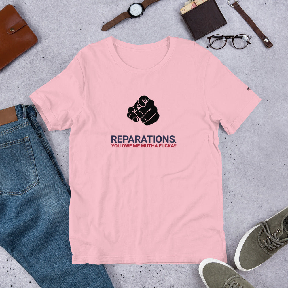 Reparations Short-Sleeve Unisex T-Shirt - honest rags