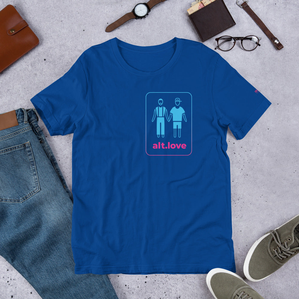 alt.love Short-Sleeve Unisex T-Shirt - honest rags