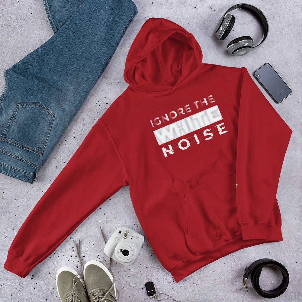 Ignore the White Noise Hooded Sweatshirt - honest rags