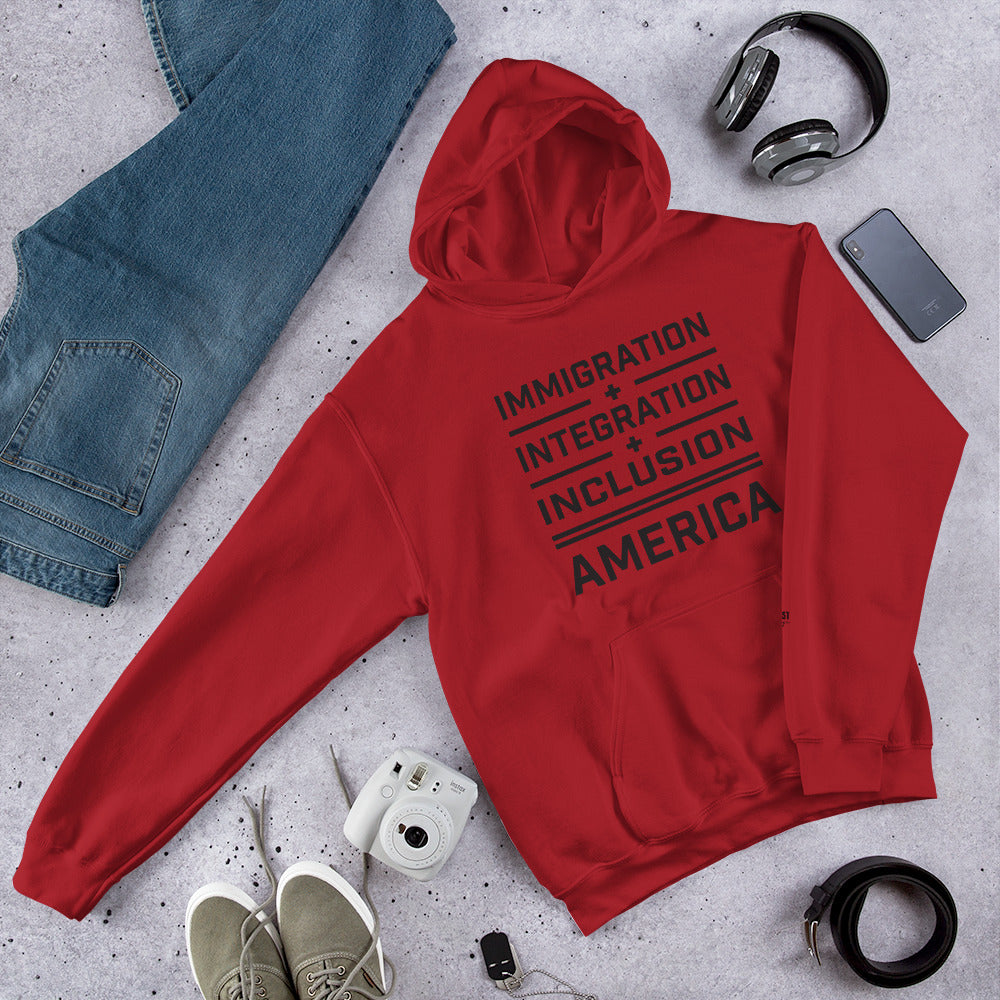Immigration Hooded Sweatshirt - honest rags