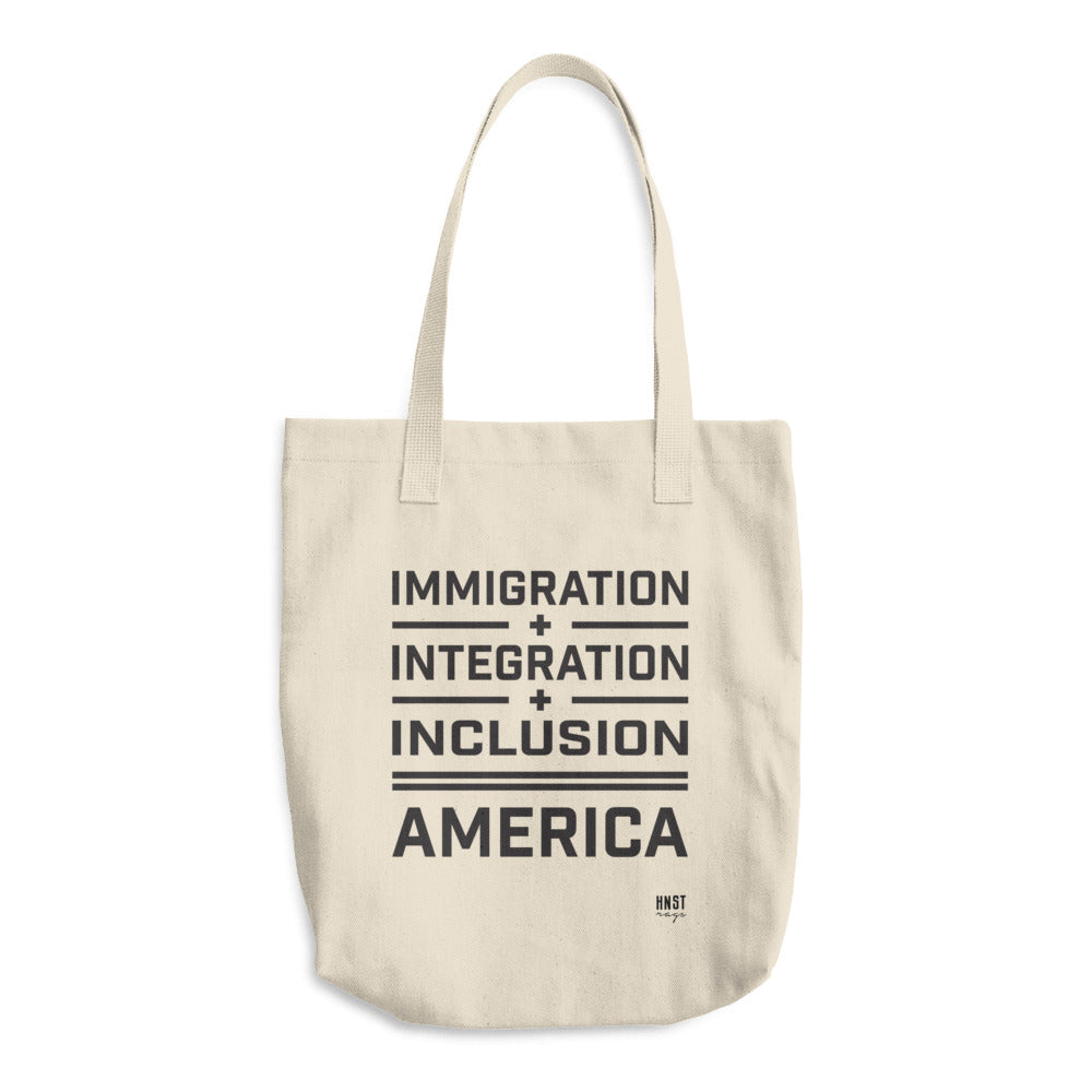 Immigration Cotton Tote Bag - honest rags
