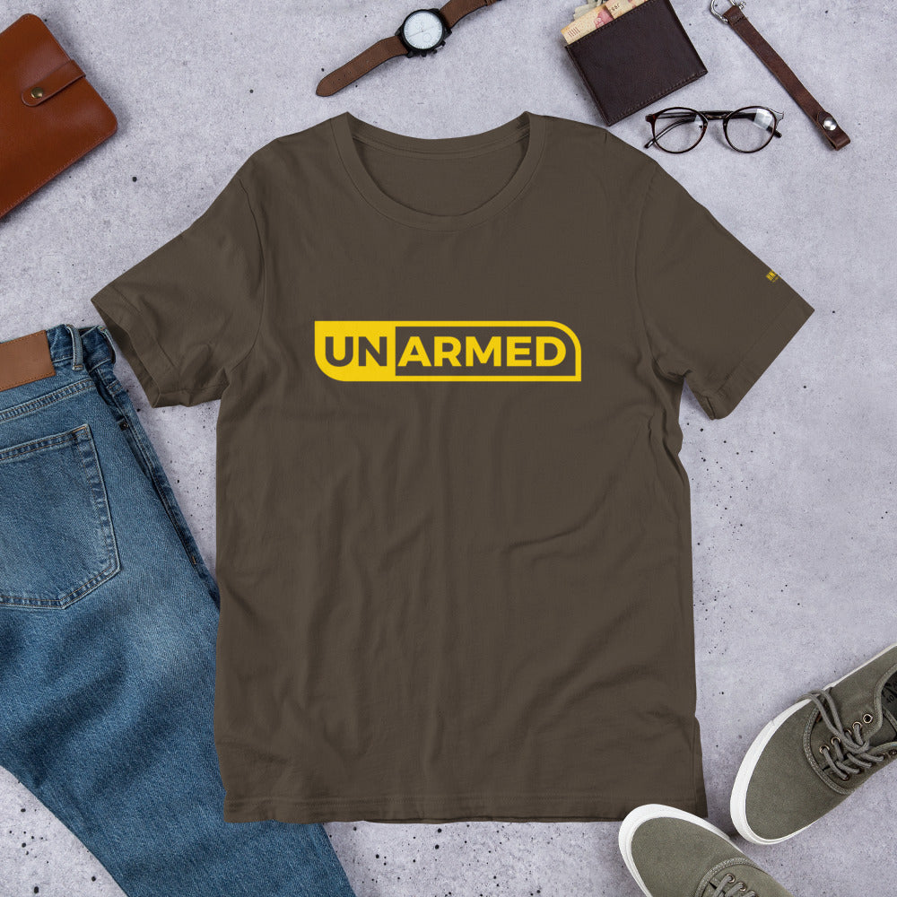 Unarmed Short-Sleeve Unisex T-Shirt - honest rags